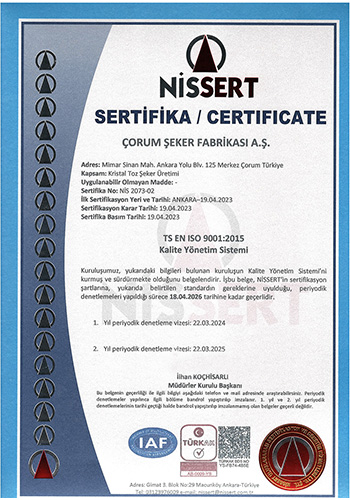 Safi Çorum Şeker Çorum Şeker Fabrikası  